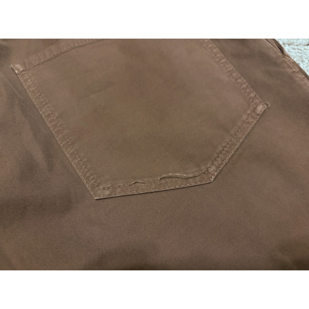 Brunello Cucinelli Chino Pants Trousers Stretch Brown Italy Mens Sz 50 (~33x30) - Picture 8 of 16